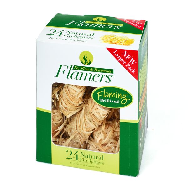 Flamers Natural Firelighters 24 Pack